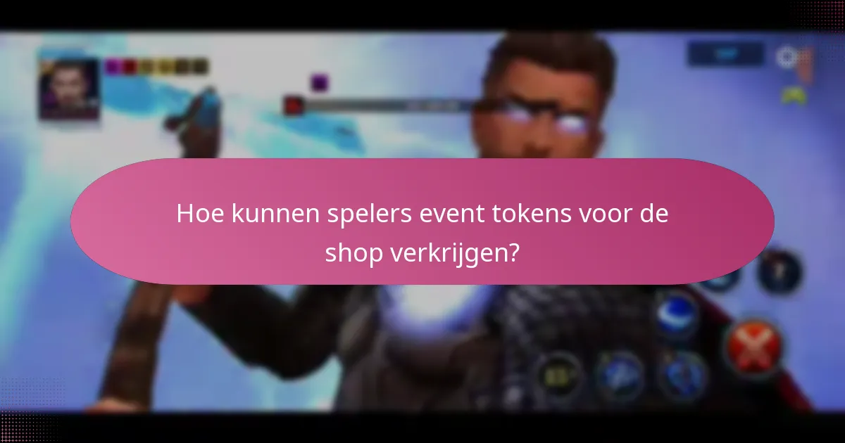Hoe kunnen spelers event tokens voor de shop verkrijgen?