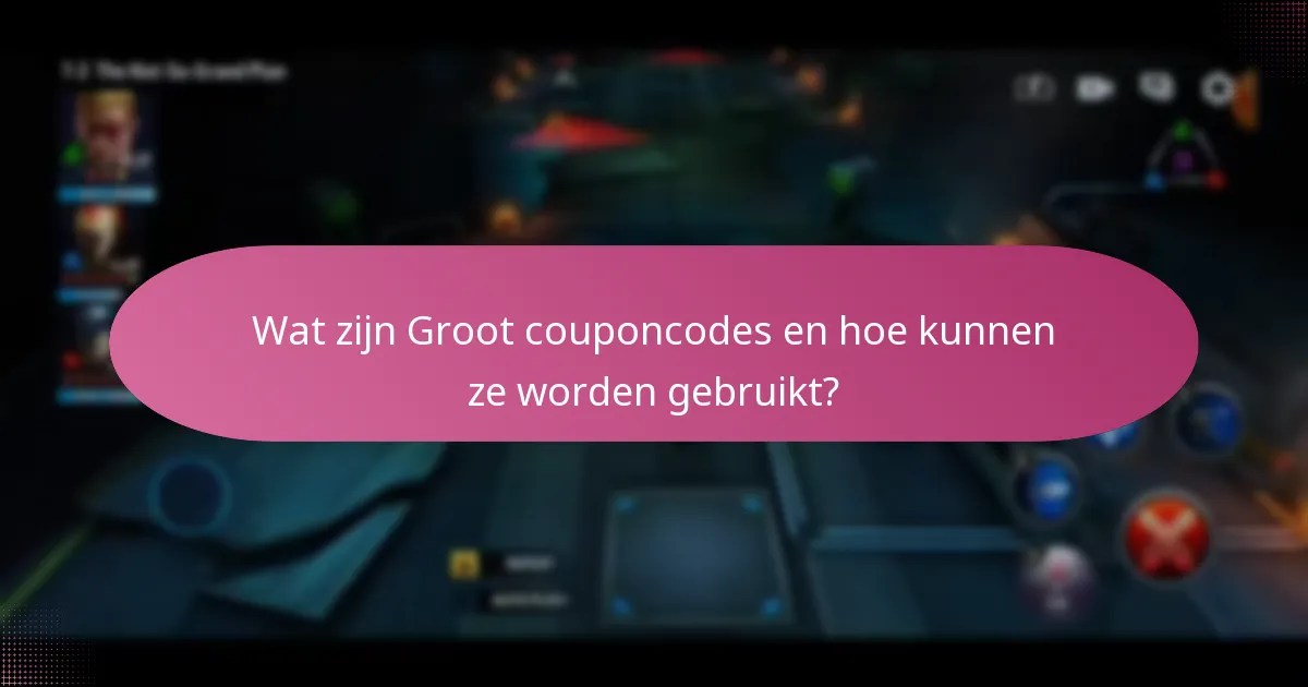 Wat zijn evenementtokens die verband houden met Groot?